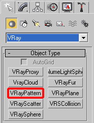  VRayPattern creation